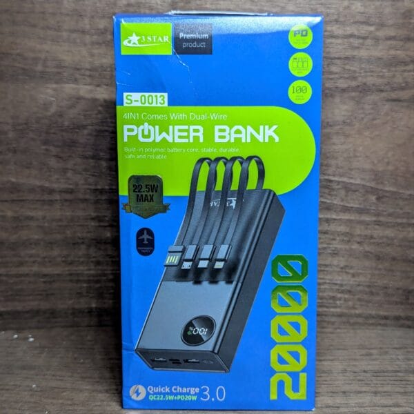 20000mAh Power Bank_3 Star Brand